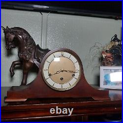 Vintage Mantel Clock Howard Miller Westminster Chime With KEY
