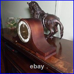 Vintage Mantel Clock Howard Miller Westminster Chime With KEY