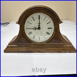 Vintage Mantle Clock Japanese Quartz Movement Westminster Chimes Wood Working