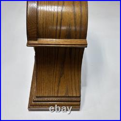 Vintage Mantle Clock Japanese Quartz Movement Westminster Chimes Wood Working