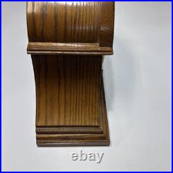 Vintage Mantle Clock Japanese Quartz Movement Westminster Chimes Wood Working