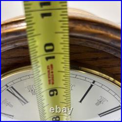 Vintage Mantle Clock Japanese Quartz Movement Westminster Chimes Wood Working
