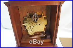Vintage Mantle Clock Ridgeway Bracket Clock Westminster Chimes Germany Wind Up