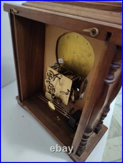 Vintage Mason & Sullivan Tempus Fugit German 2 Jewels Westminster Mantel Clock