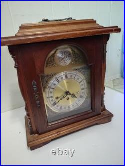 Vintage Mason & Sullivan Tempus Fugit German 2 Jewels Westminster Mantel Clock