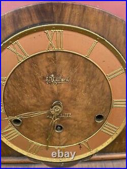 Vintage Monumental Westminster Beffroi Mantle Chime Clock Stunning Cabinet