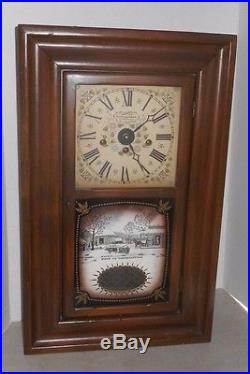 Vintage New England Westminster Ogee-style Chime Clock Working Farmington Conn