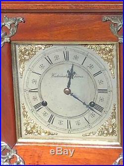 Vintage New Haven Westminster Chime Clock No. 5 Mantle Clock