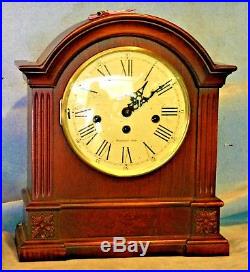 Vintage (Not Antique) Howard Miller Bracket Clock Runs Westminster Chime