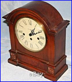 Vintage (Not Antique) Howard Miller Bracket Clock Runs Westminster Chime