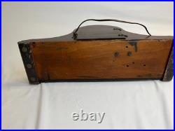 Vintage Plymouth Electric Tambour Mantel Clock Westminster Chime Works Wood USA Vintage Plymouth Electric Tambour Mantel Clock Westminster Chime Works Wood USA