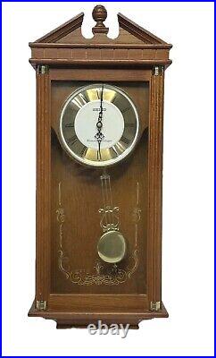 Vintage Quartz Seiko Westminster Chime pendulum Wall Clock