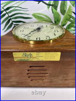 Vintage RARE Sligh German Mantle Mantel Westminster Chime Clock 0575-1-AB