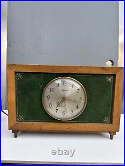 Vintage REVERE Westminster Chime Mantel Mid Century Modern Clock Retro