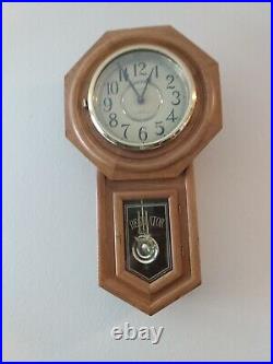 Vintage Regulator Clock Classic Manor, Quarts Westminster Chime, With Pendulum