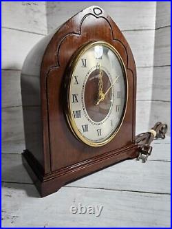 Vintage Revere Telechron Electric Clock R953 Westminster Chime Mantel Cathedral