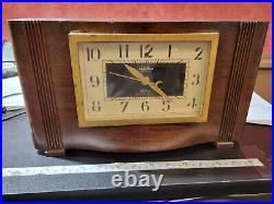 Vintage Revere Westminster Chime Electric Mantle Clock Telechron Motored
