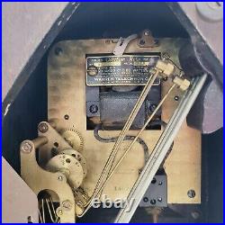 Vintage Revere Westminster Chime Telechron Motored Clock Wood (Rare Model)