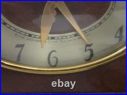 Vintage Revere Westminster Electric Chime Clock Great Working Condition