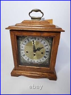 Vintage Ridgeway Franz Hermle (2) Jewel Oak finish Triple Chime Mantle Clock