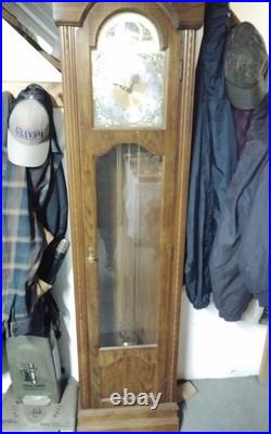 Vintage Ridgeway Grandfather Clock In Nice Condition