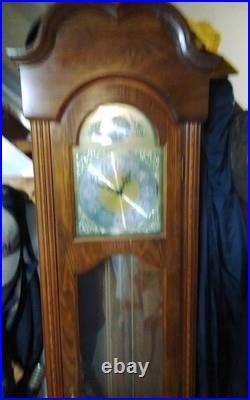 Vintage Ridgeway Grandfather Clock In Nice Condition