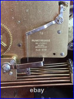 Vintage Ridgeway Mantel Shelf Clock Westminster Chimes Working