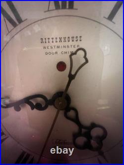 Vintage Rittenhouse Westminster Door Chime Mantel Clock Teletron Motored