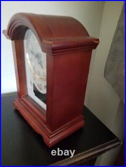 Vintage Royal Doulton BULOVA mantel clock with Westminster Chime