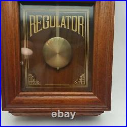 Vintage SEIKO Quartz Westminster Whittington Chime Wood Regulator Wall Clock