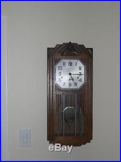 Vintage SOMAIN Westminster Chimes Wall Clock Made in France