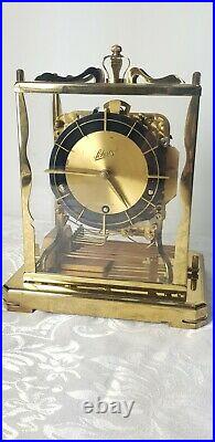 Vintage Schatz Triple Chime Mantel Skeleton Clock Westminster Whittington St Mic