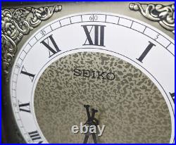 Vintage Seiko Quartz Mantel Shelf Carriage Clock Westminster Whittington Chime