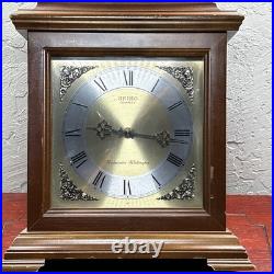 Vintage Seiko Quartz Westminster Whittington Chime Mantel Clock Roman Numeral