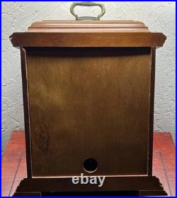 Vintage Seiko Quartz Westminster Whittington Chime Mantel Clock Roman Numeral