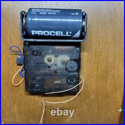 Vintage Seiko Quartz Westminster Whittington Chime Mantel Clock Roman Numeral