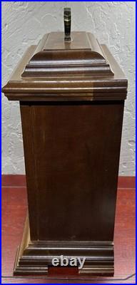 Vintage Seiko Quartz Westminster Whittington Chime Mantel Clock Roman Numeral