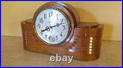 Vintage Sessions 299DW Quartz Deco Mantel Clock Westminster Chime Strike 1938 #1