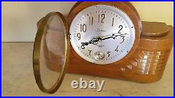 Vintage Sessions 299DW Quartz Deco Mantel Clock Westminster Chime Strike 1938 #1