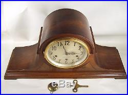 Vintage Seth Thomas 8 Day Mantle Clock withKey Westminster Chime Movement No. 124