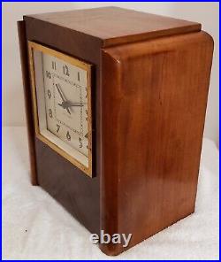 Vintage Seth Thomas Art Deco Mantle Clock. Westminster Chime