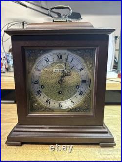 Vintage Seth Thomas Legacy 3W Mantle Clock Westminster Chime Working! No Key