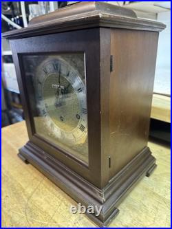 Vintage Seth Thomas Legacy 3W Mantle Clock Westminster Chime Working! No Key