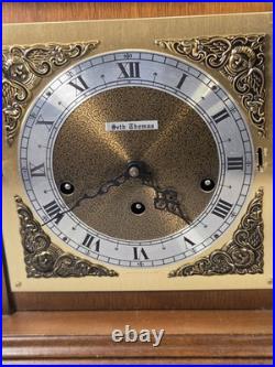 Vintage Seth Thomas Legacy III Mantel Clock With Hermle 350-060 Movement Working