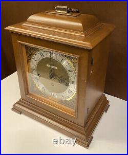 Vintage Seth Thomas Legacy IV Westminster Chimes Key Wound Mantle Clock READ