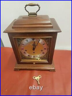 Vintage Seth Thomas Legacy IV Westminster Chimes Key Wound Mantle Clock. Tested