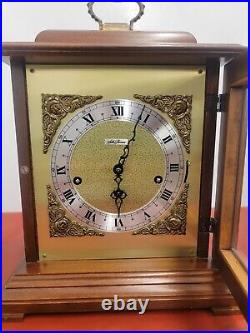 Vintage Seth Thomas Legacy IV Westminster Chimes Key Wound Mantle Clock. Tested