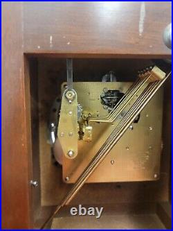 Vintage Seth Thomas Legacy IV Westminster Chimes Key Wound Mantle Clock. Tested