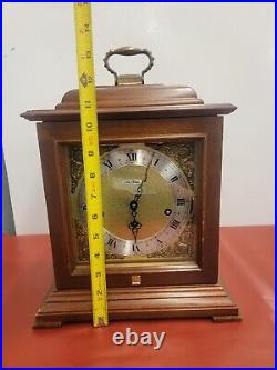 Vintage Seth Thomas Legacy IV Westminster Chimes Key Wound Mantle Clock. Tested