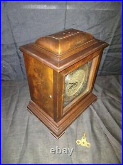 Vintage Seth Thomas Legacy Parlor Kitchen Mantle Clock Westminster Chime Works